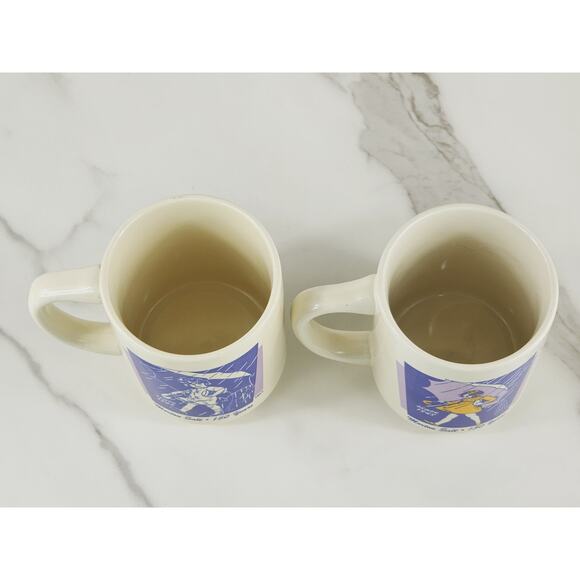 Morton Salt Coffee Mug Teacup 150th Anniversary 10oz Bryan China 3 3/4" 80's x2 - Picture 11 of 16